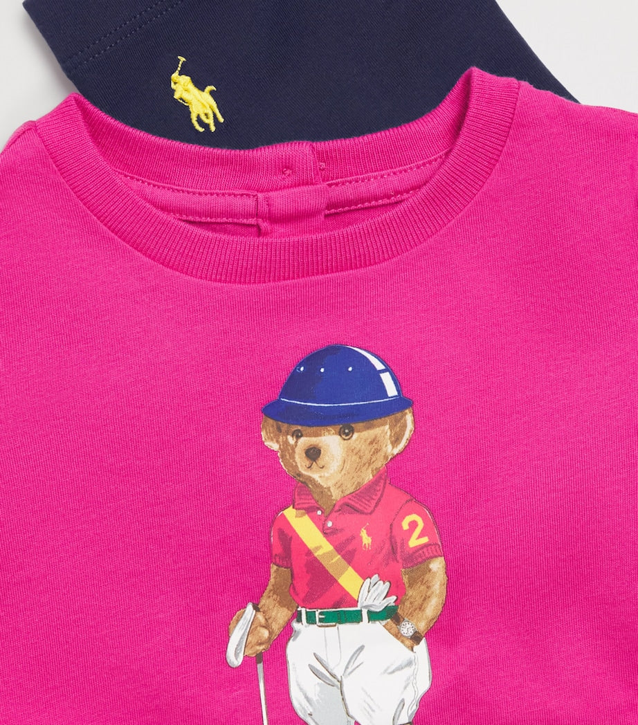 Ralph Lauren Kids Polo Bear Top and Leggings Set (3-24 Months)