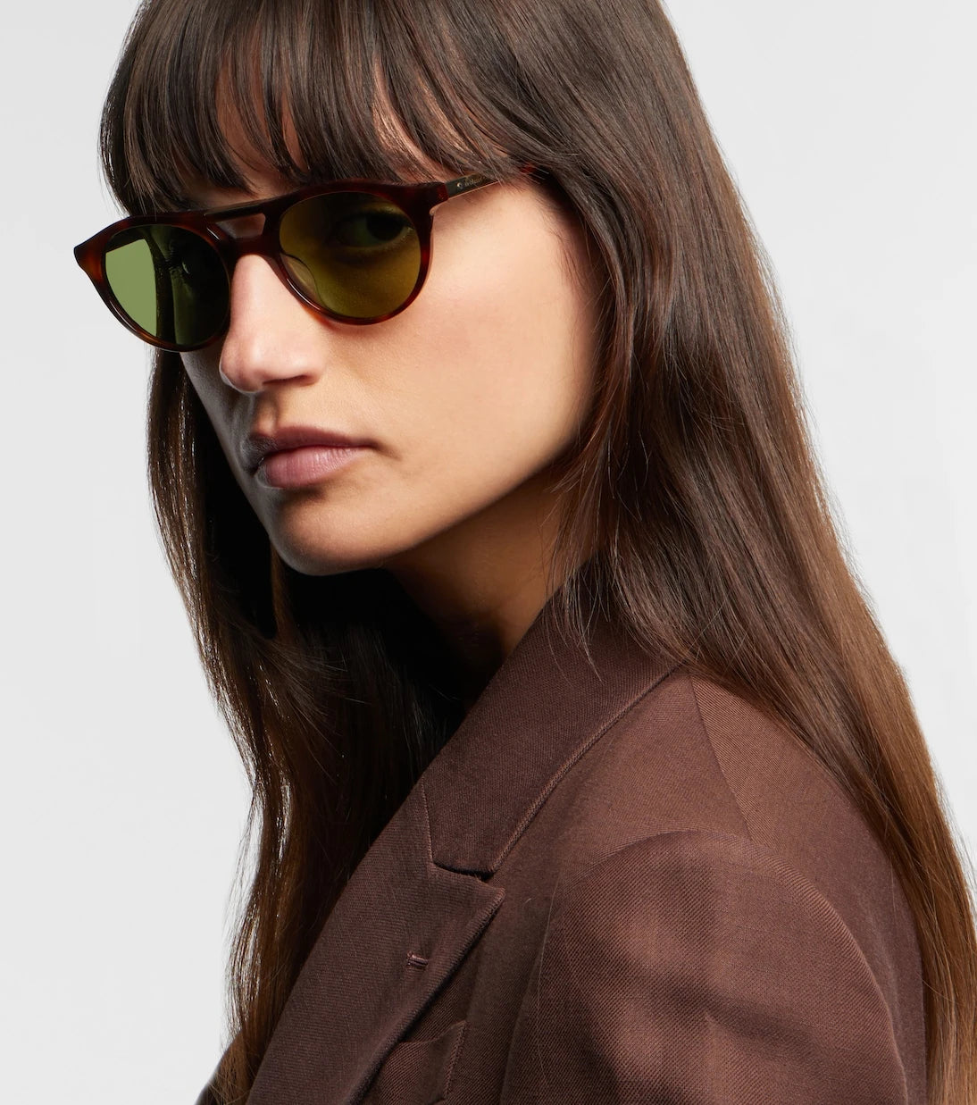Brunello Cucinelli - Sartorial Sunset round sunglasses
