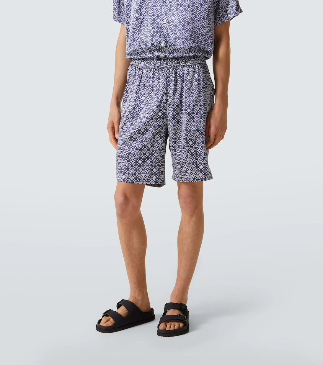 Frescobol Carioca - Palma silk-blend Bermuda shorts