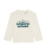 Emporio Armani Kids Cotton Logo Long-Sleeve T-Shirt (6-36 Months)