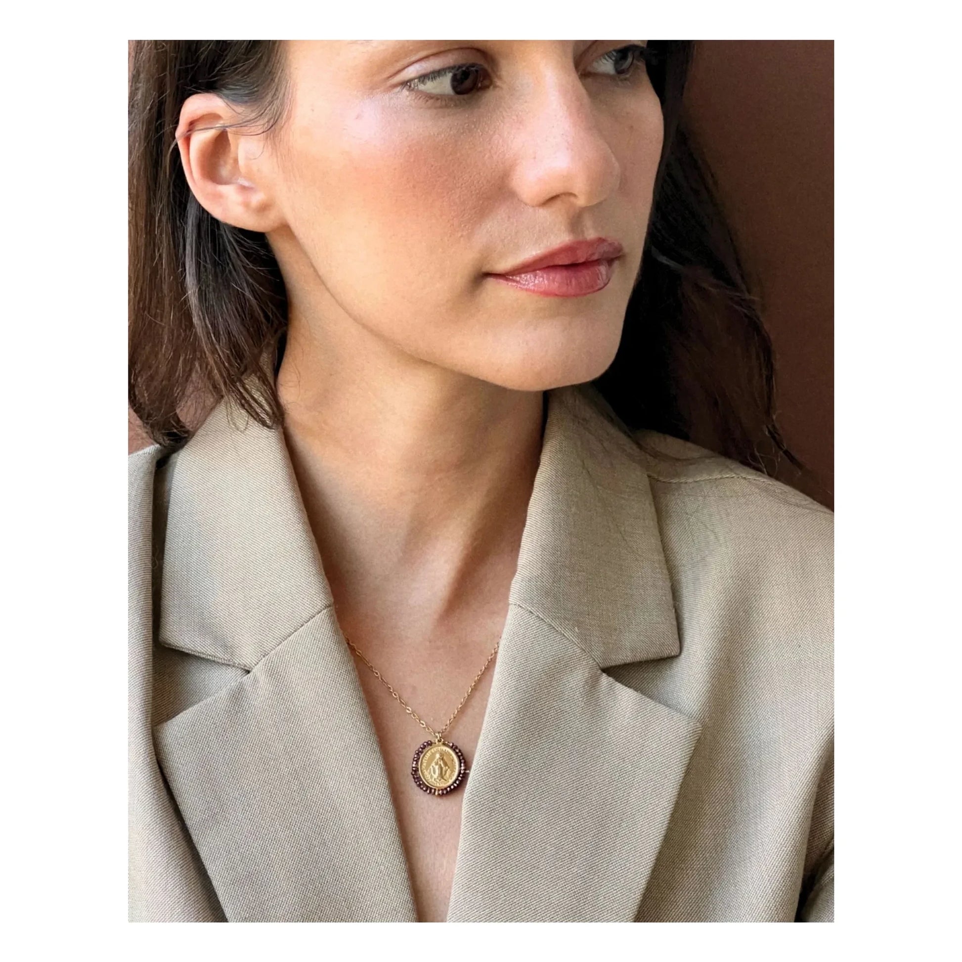 Palas - Santa Maria Shiny necklace | Bronze