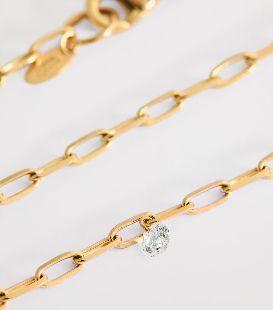 Persée Yellow Gold and Diamond Danaé Necklace