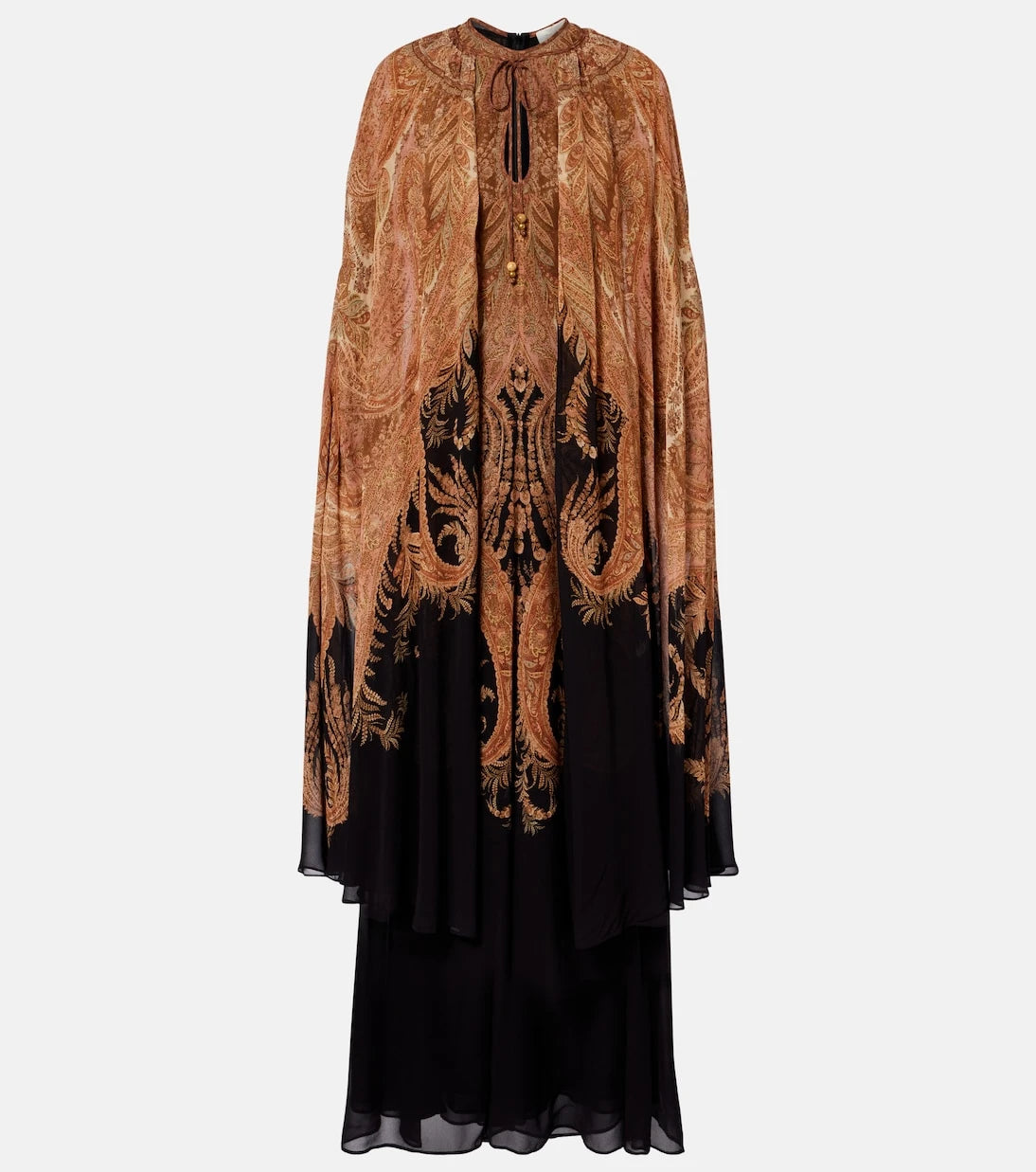 Zimmermann - فستان ماكسي بكاب Hypnotic