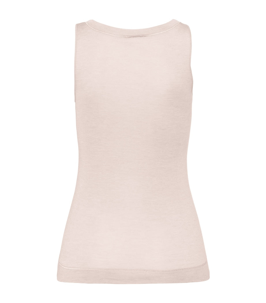 Silk-Cashmere Tank Top
