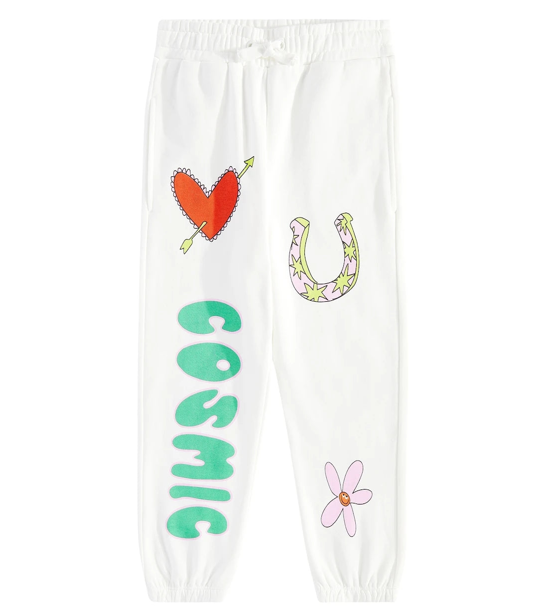 Stella McCartney Kids - بنطال رياضي قطني مطبوع
