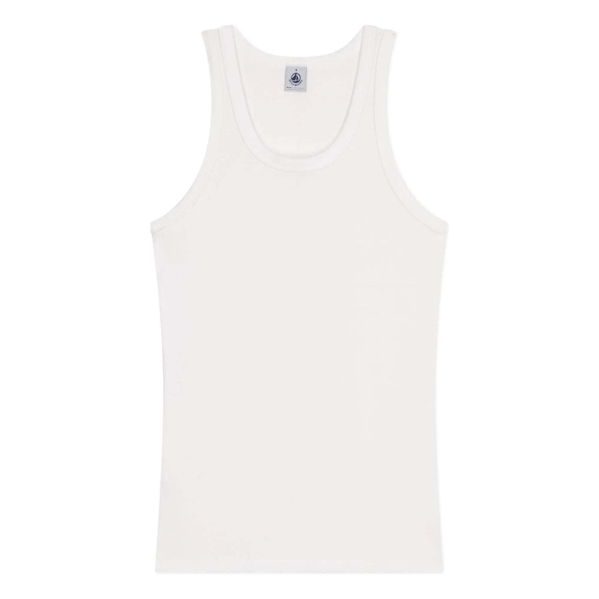 Petit Bateau - Organic cotton tank top | White