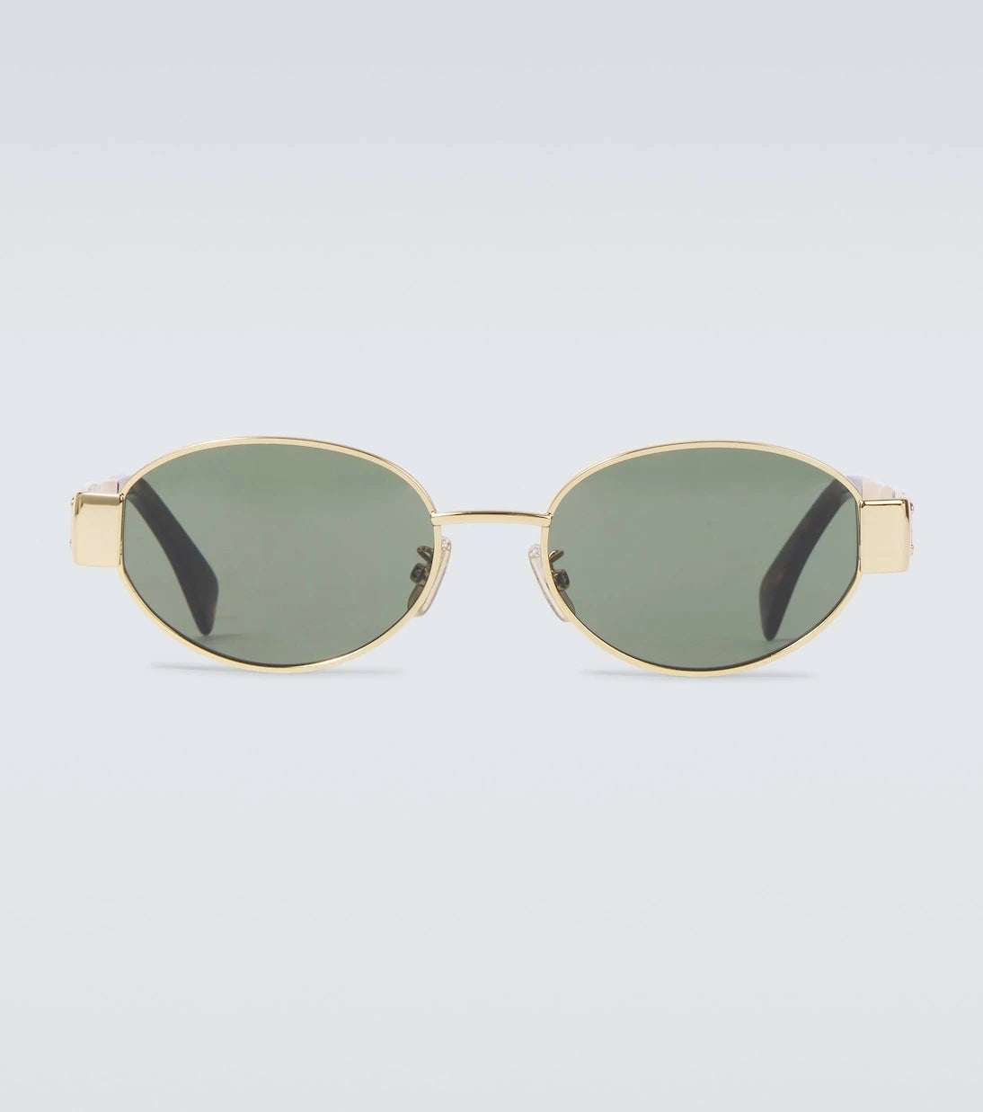 Celine Eyewear - Triomphe Metal 01 oval sunglasses