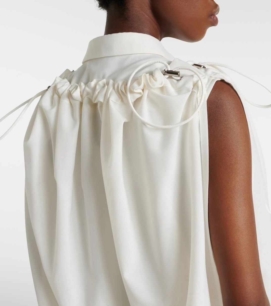 Sacai - قميص بكسرات