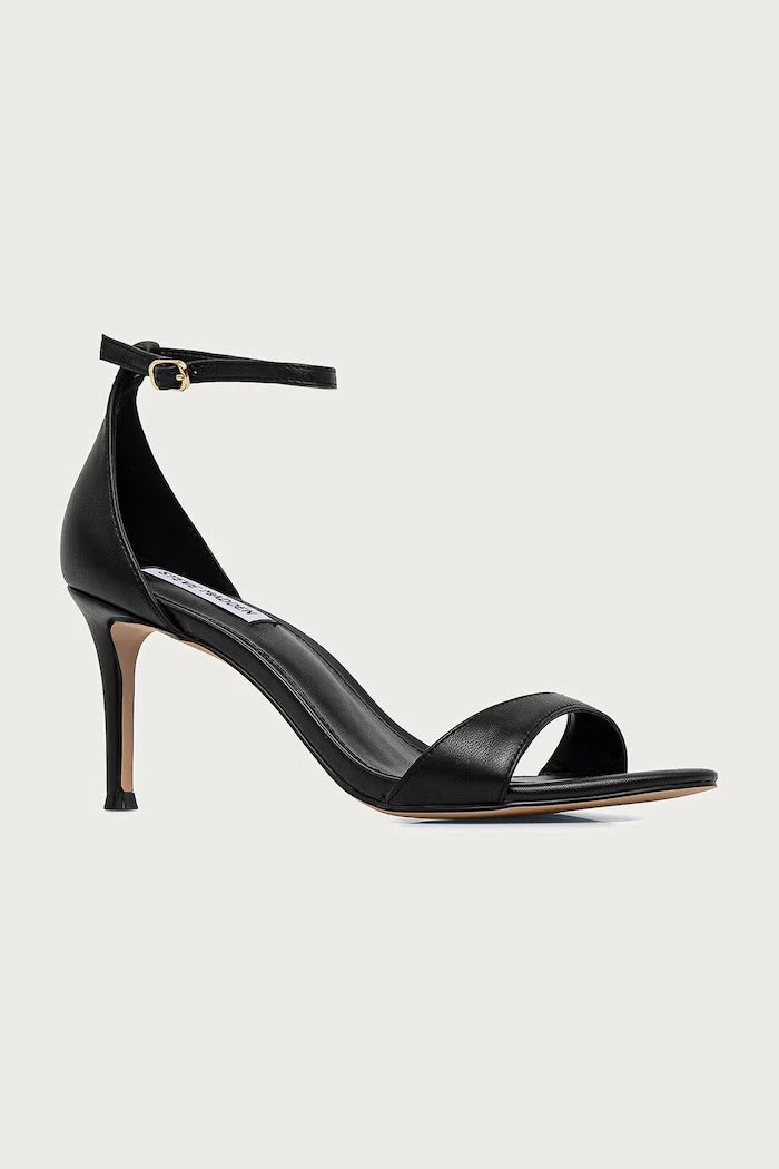 Steve Madden deri yüksek topuklu sandalet Necy