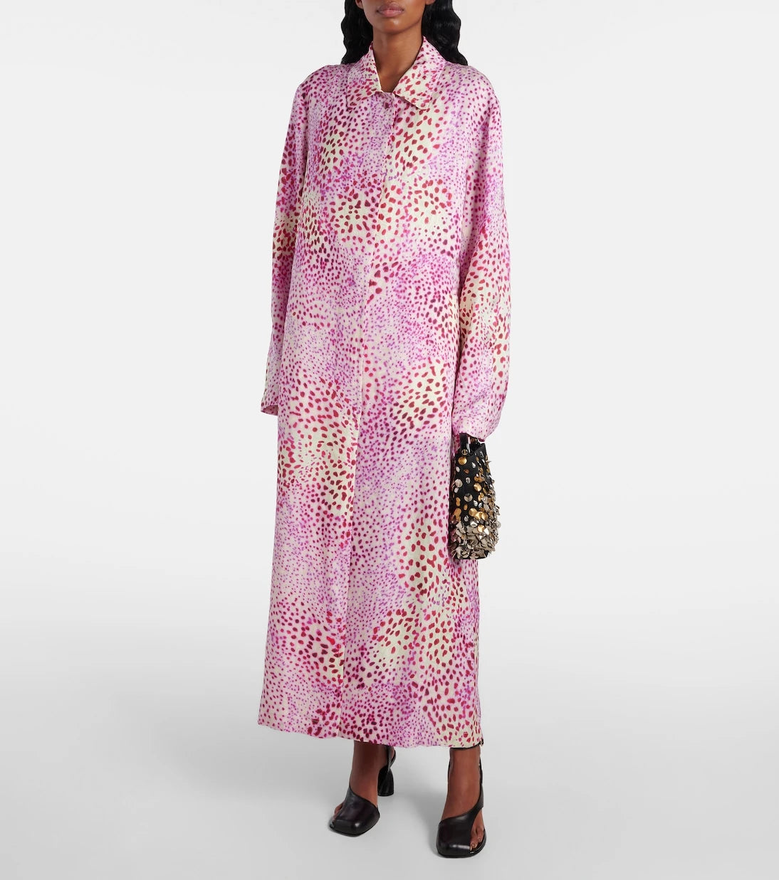 Dries Van Noten - Baskılı jakarlı palto