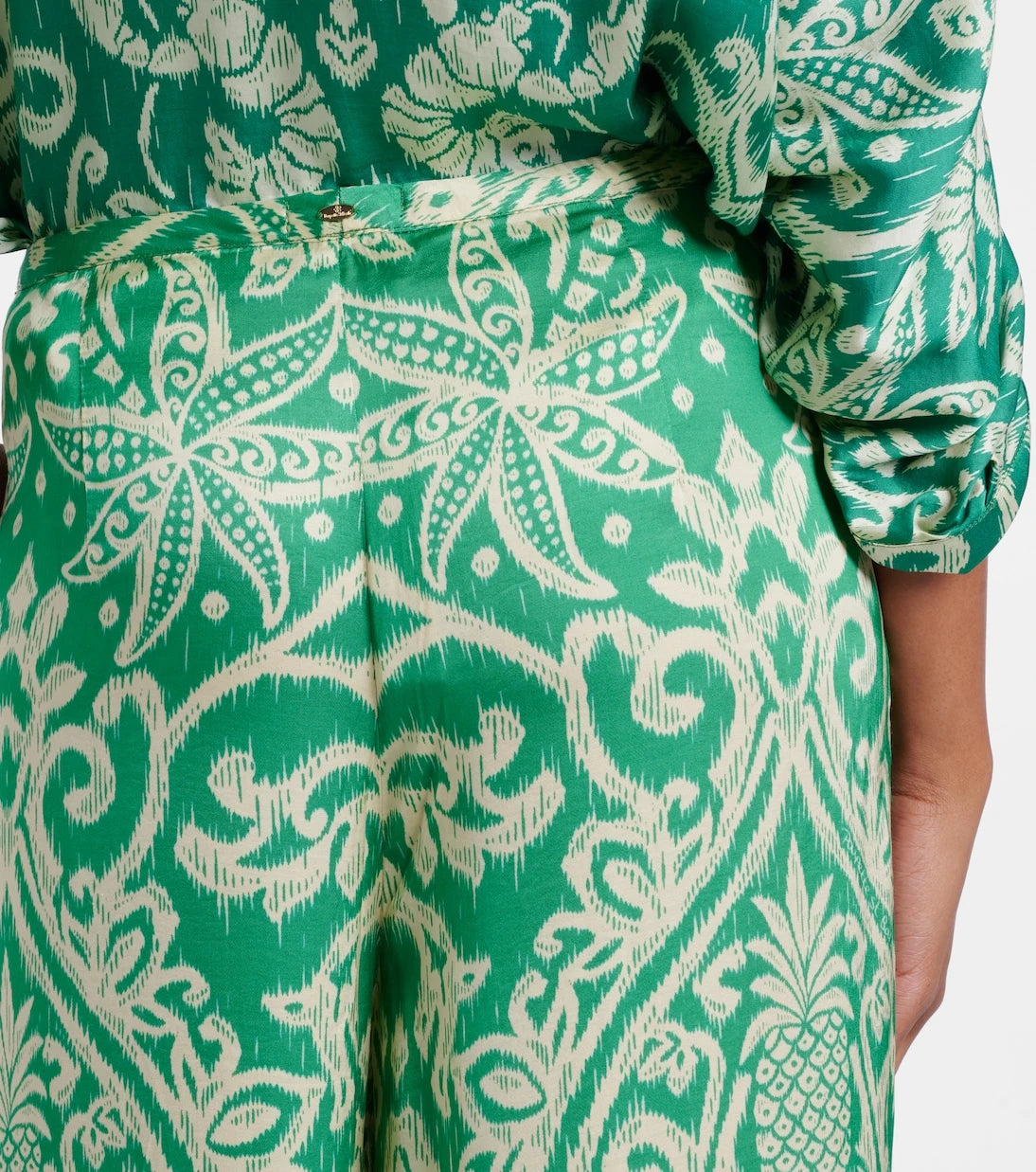 Poupette St Barth - Clea printed wide-leg pants