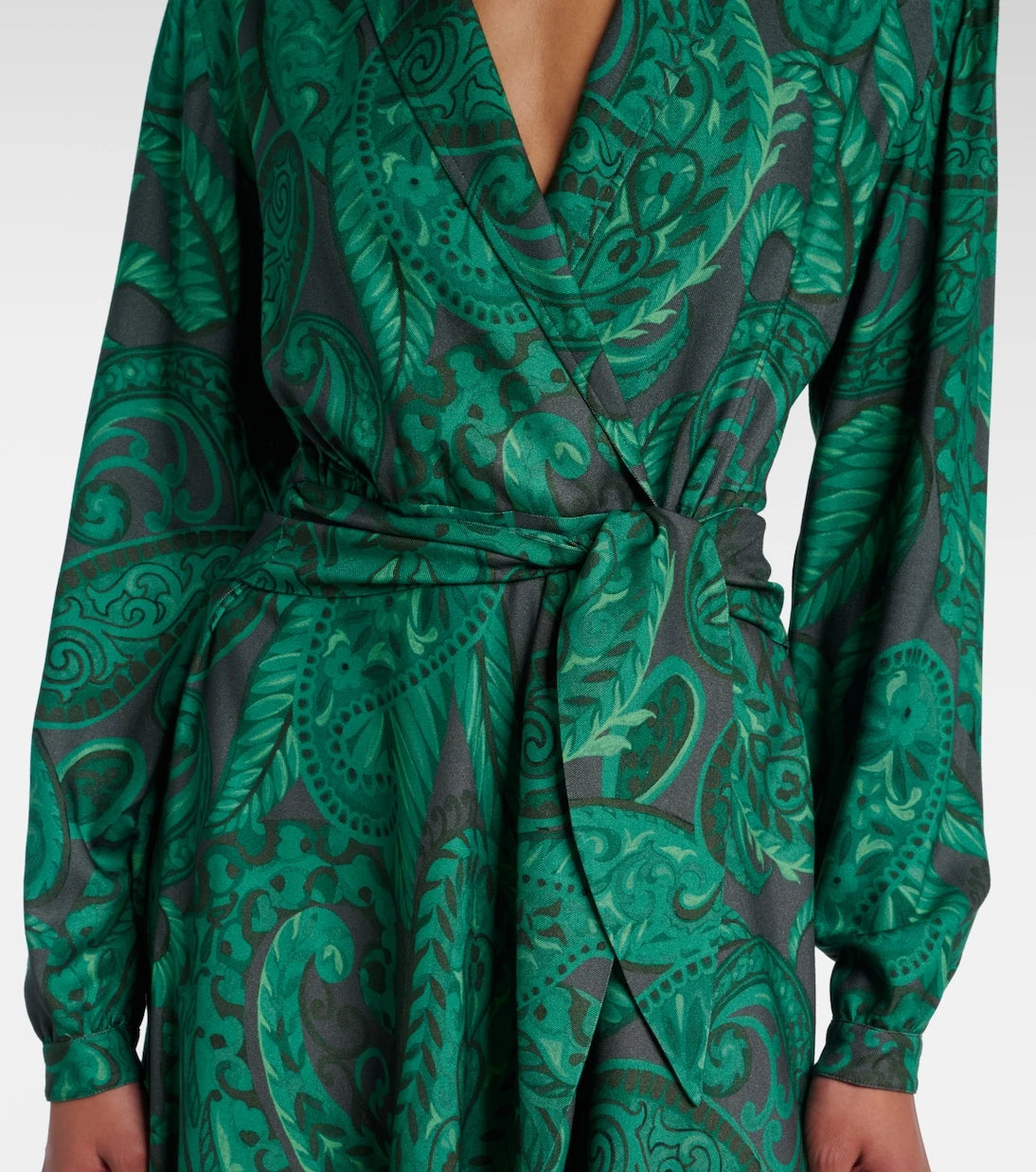 Etro - Belted midi dress