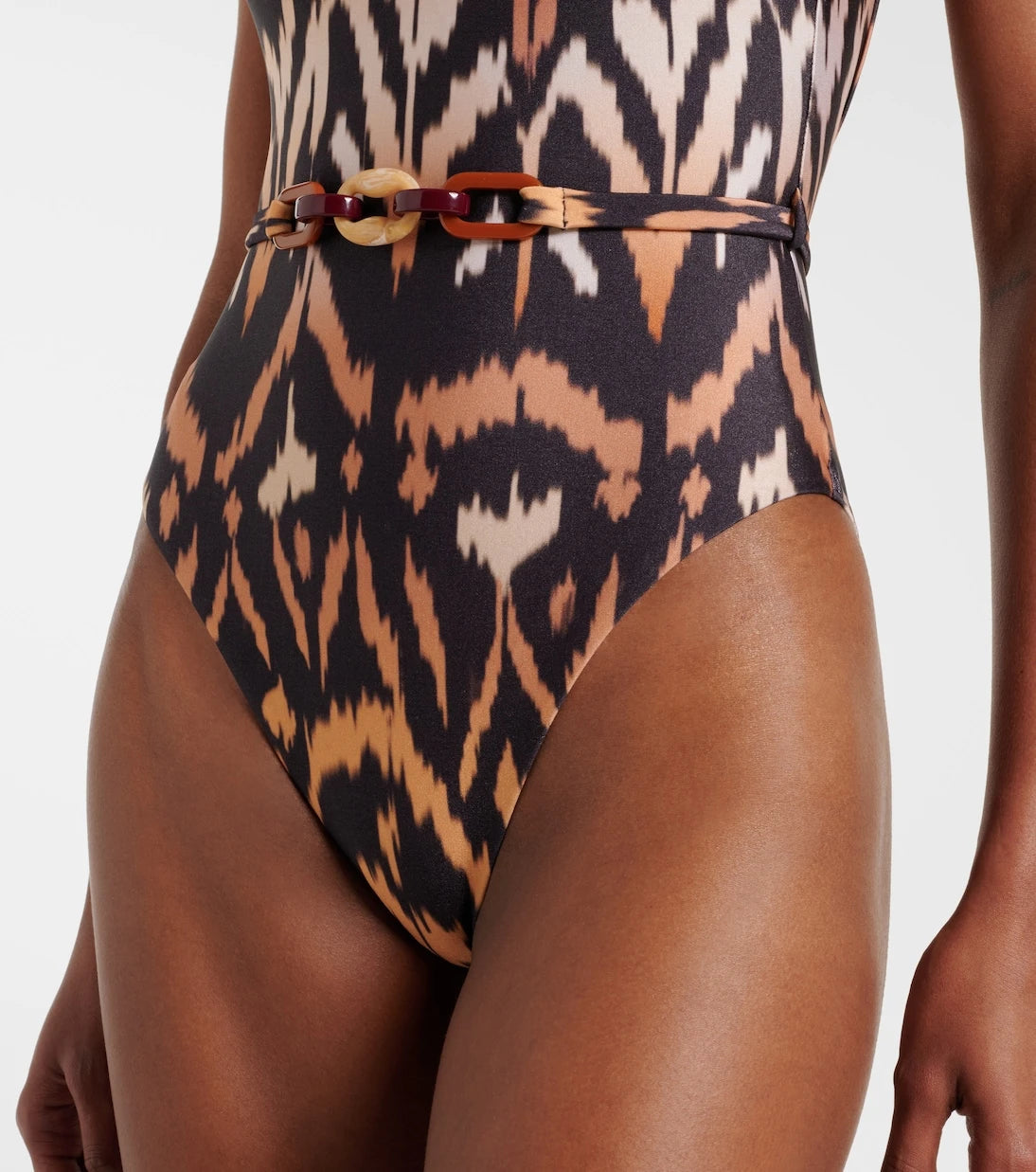 Zimmermann - Aster Scoop printed swimsuit