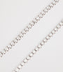 White Gold and Diamond Threads Tennis Choker