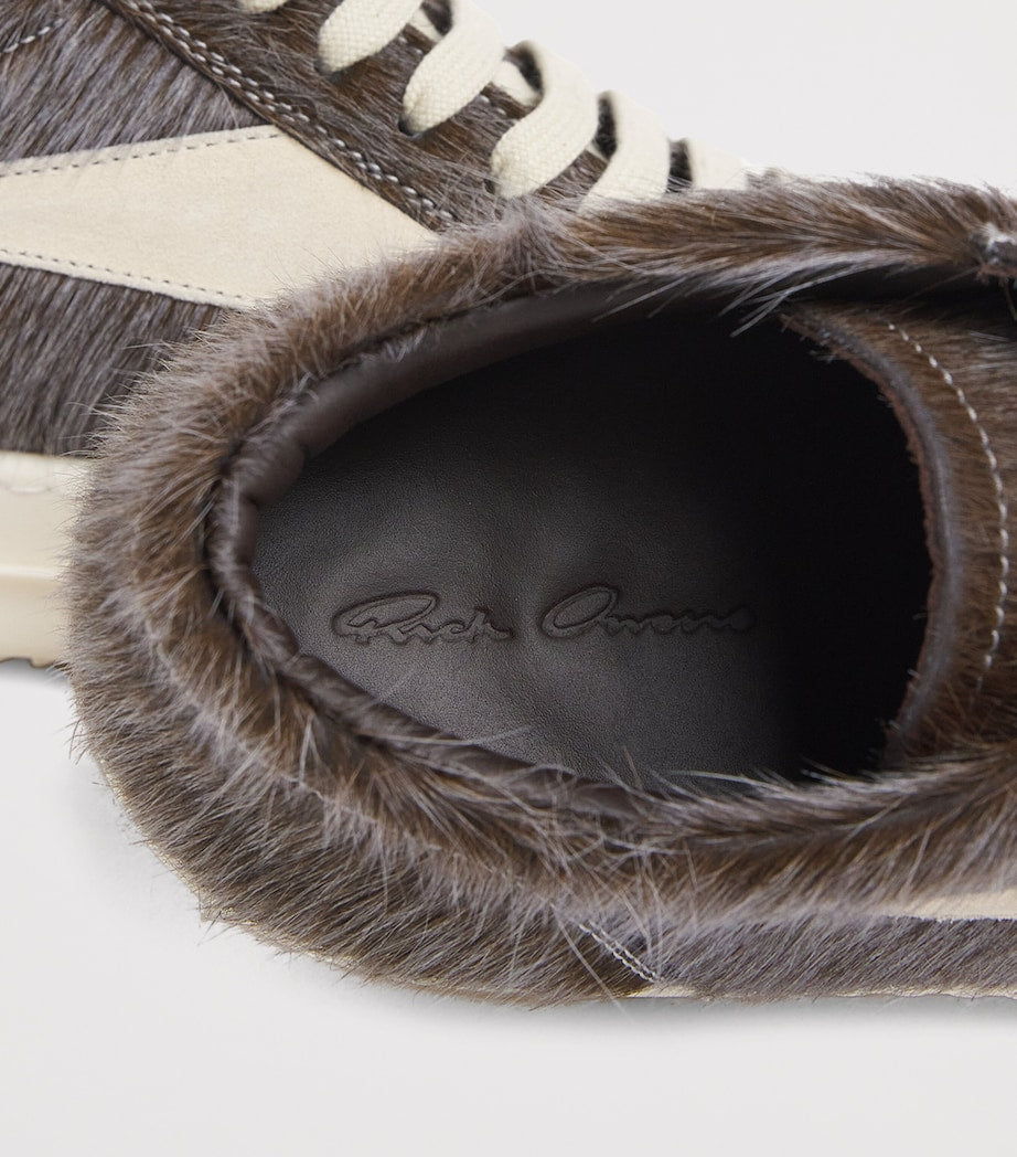 Pony Hair Vintage Low-Top Sneakers