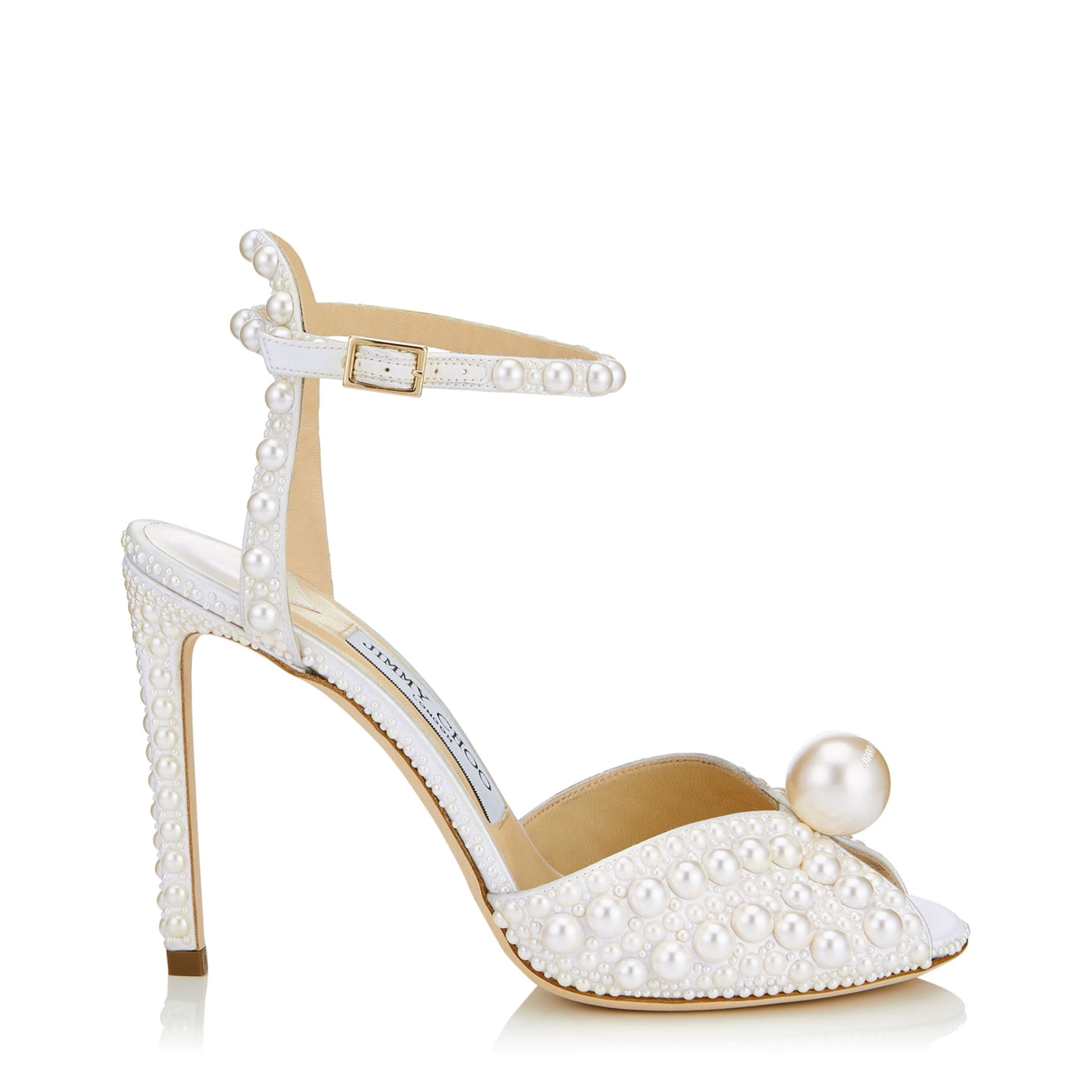 Sacora 100 Satin Pearl Sandals