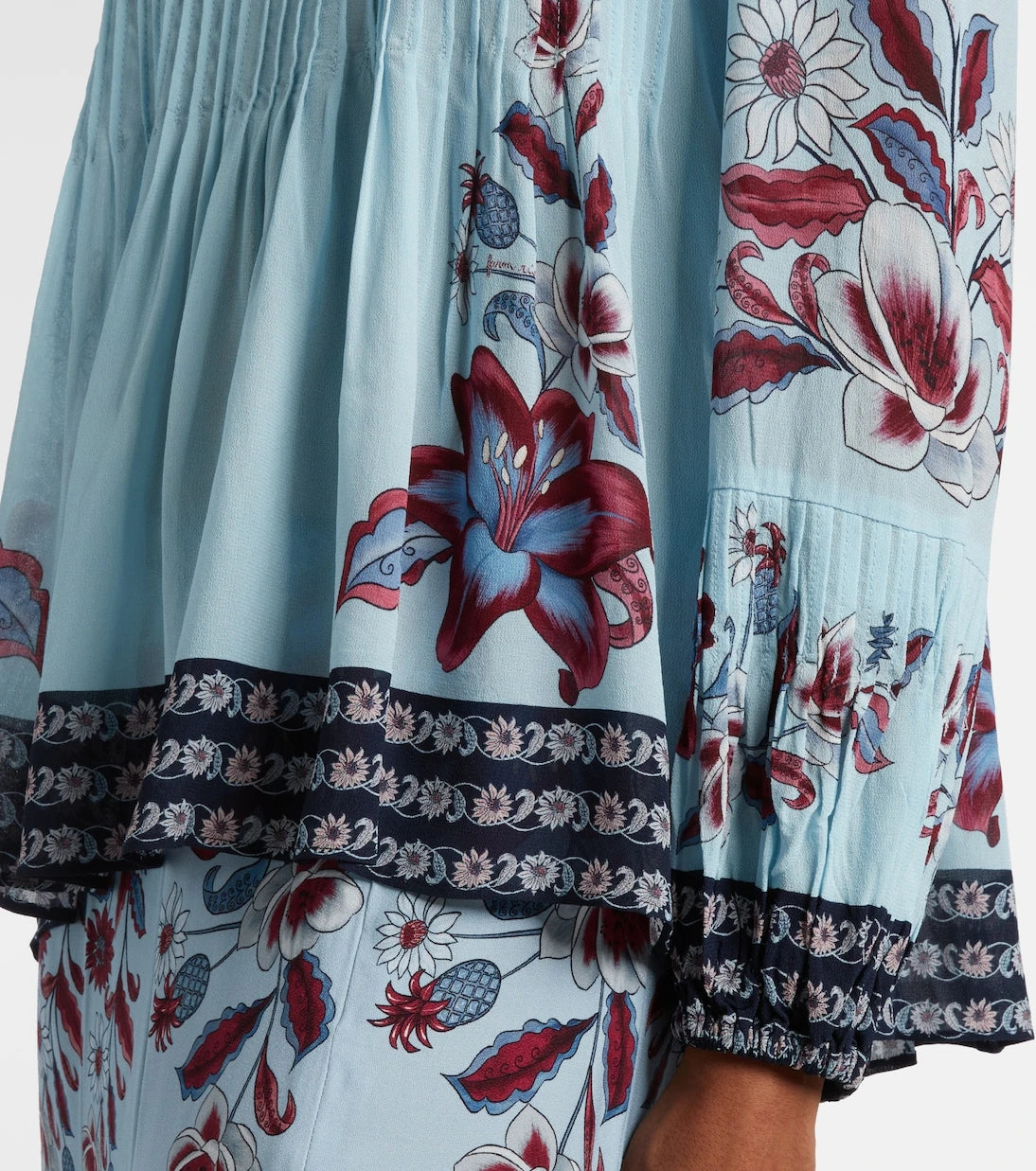 Farm Rio - Marcelle pleated blouse