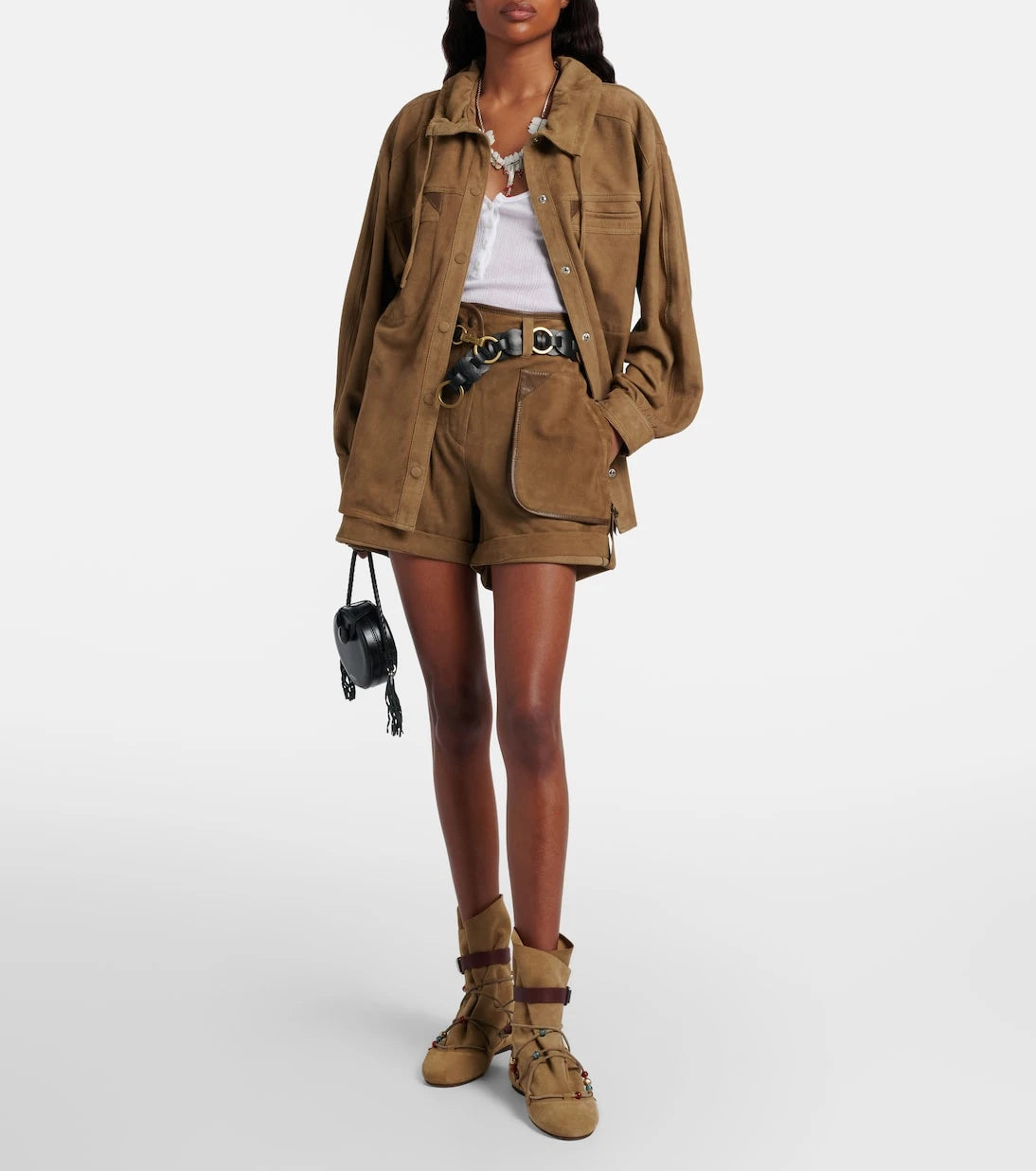 Isabel Marant - Marline suede shorts
