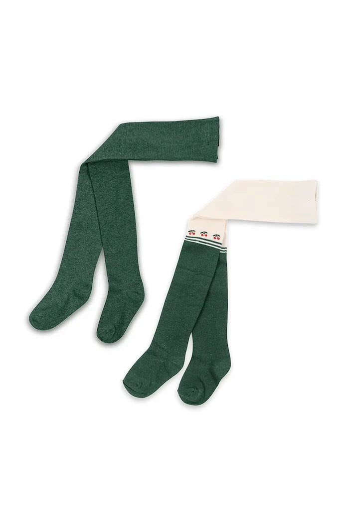 Детски чорапогащи Konges Sløjd 2 PACK LUREX TIGHTS (2 чифта)