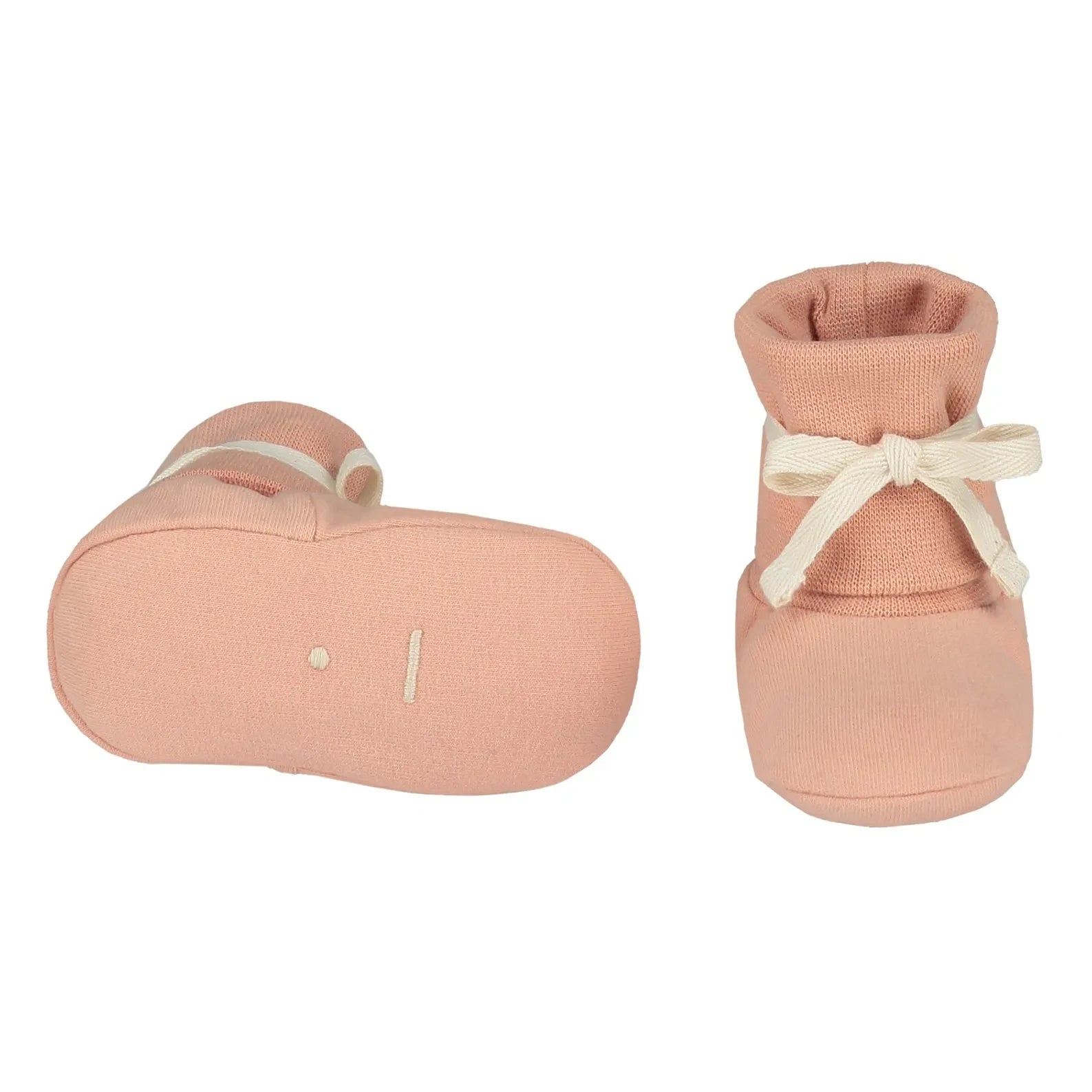 Gray Label - Organic Cotton Baby Slippers | Pink