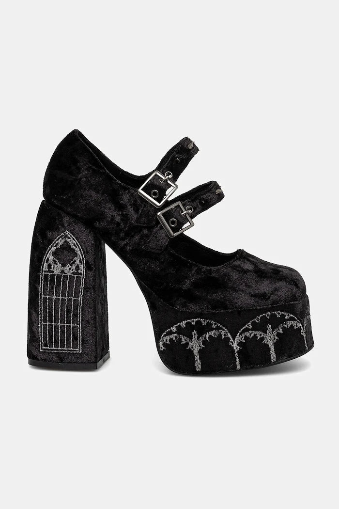 Обувки с дебел ток Koi Footwear DPK-33