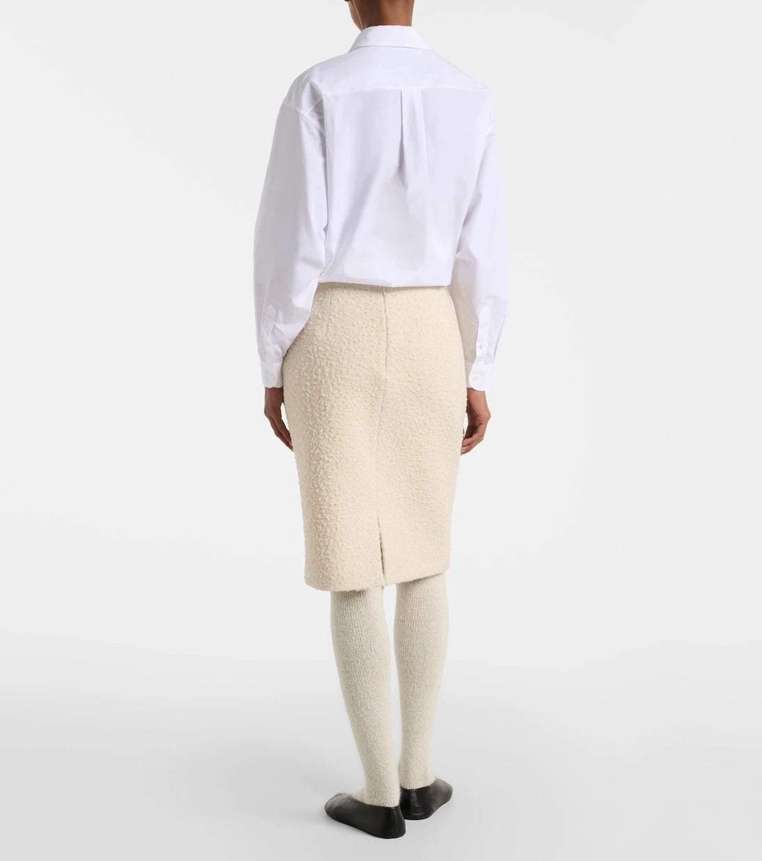 The Row - Malva wool midi skirt