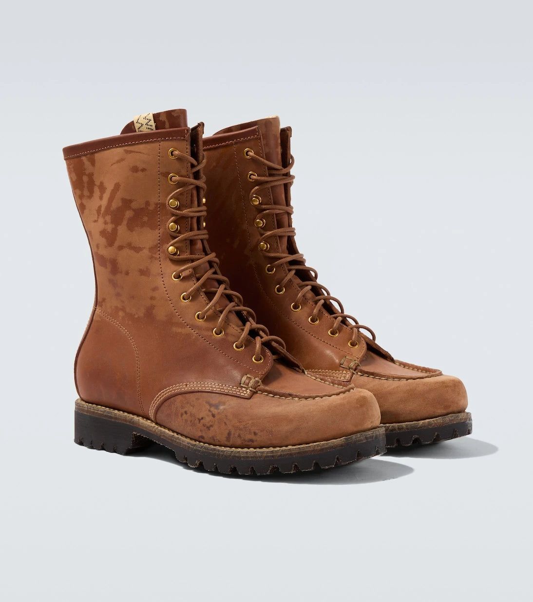 Visvim - Scout Moc leather lace-up boots