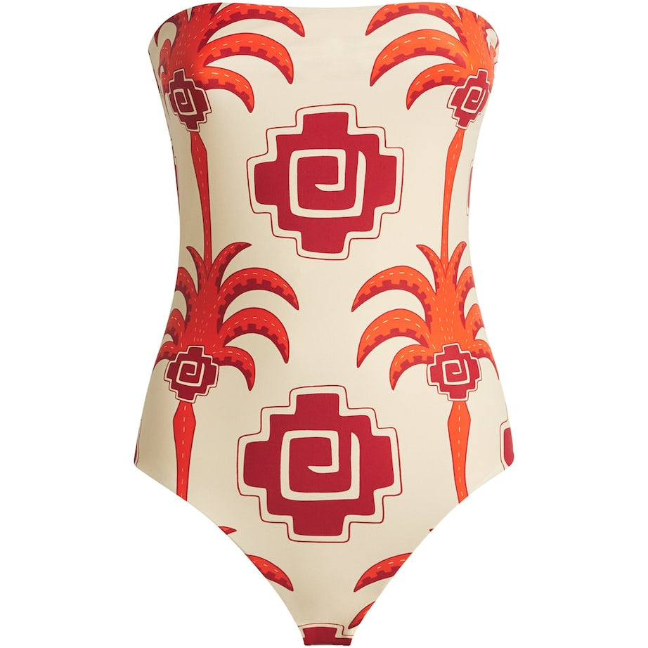 Johanna Ortiz Multi Alta Mar Strapless Swimsuit