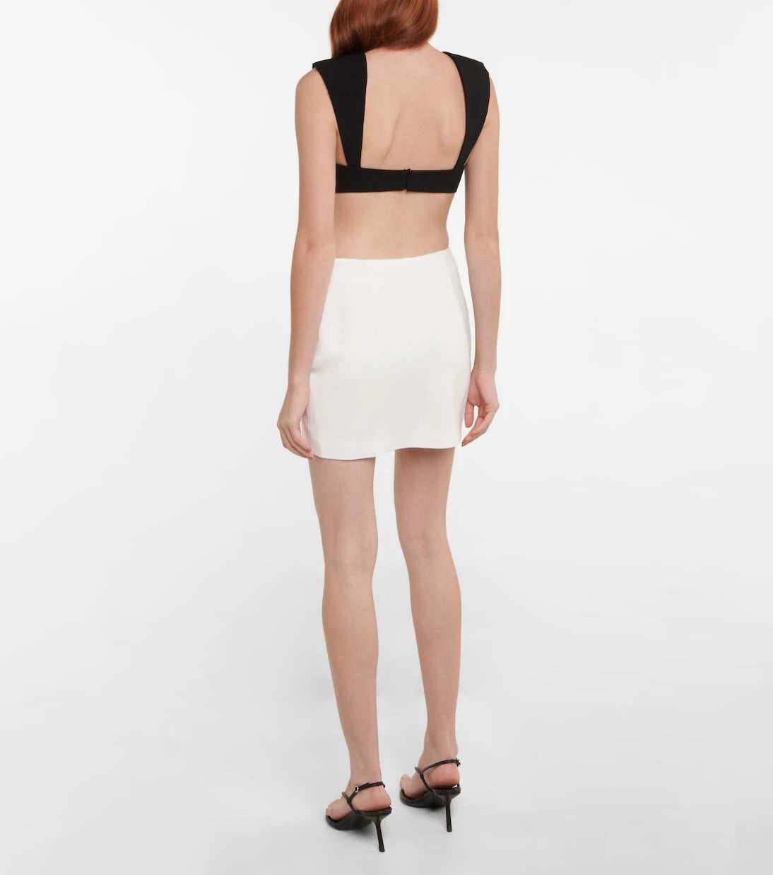Mônot - Asymmetric cutout miniskirt