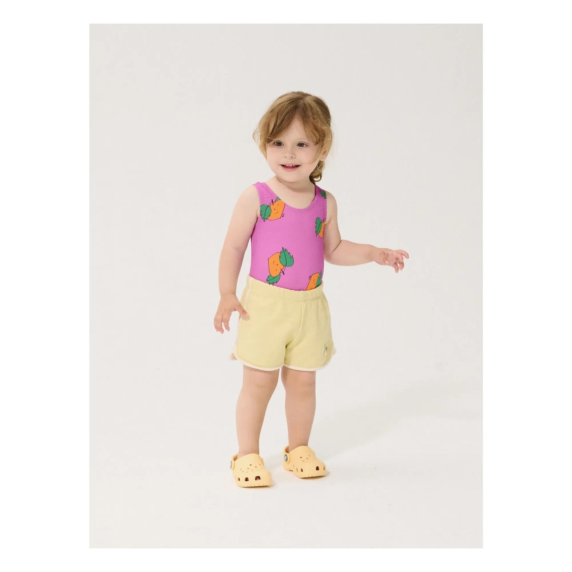 Bobo Choses - Since 09 organic cotton shorts | Yellow