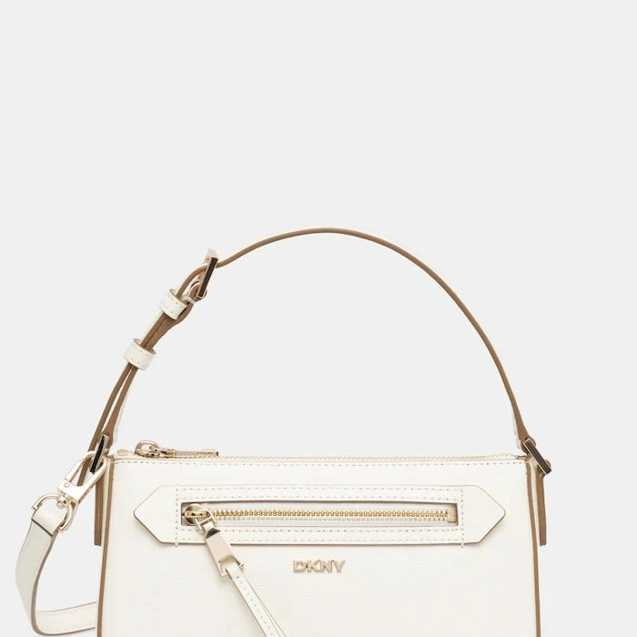 Кожена чанта Dkny