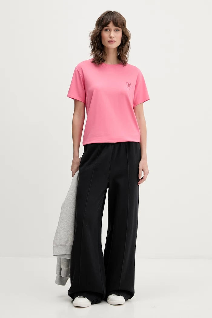 HUGO kadın modal tişört CASUAL T-SHIRT