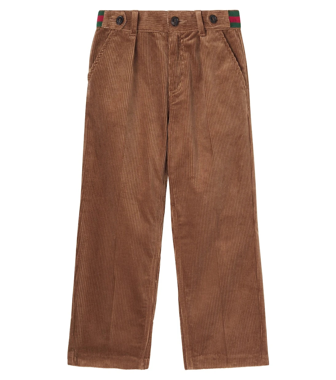 Gucci Kids - Webstripe cotton corduroy pants