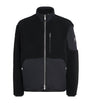 Moose Knuckles Black Fleece-Trim Jacket