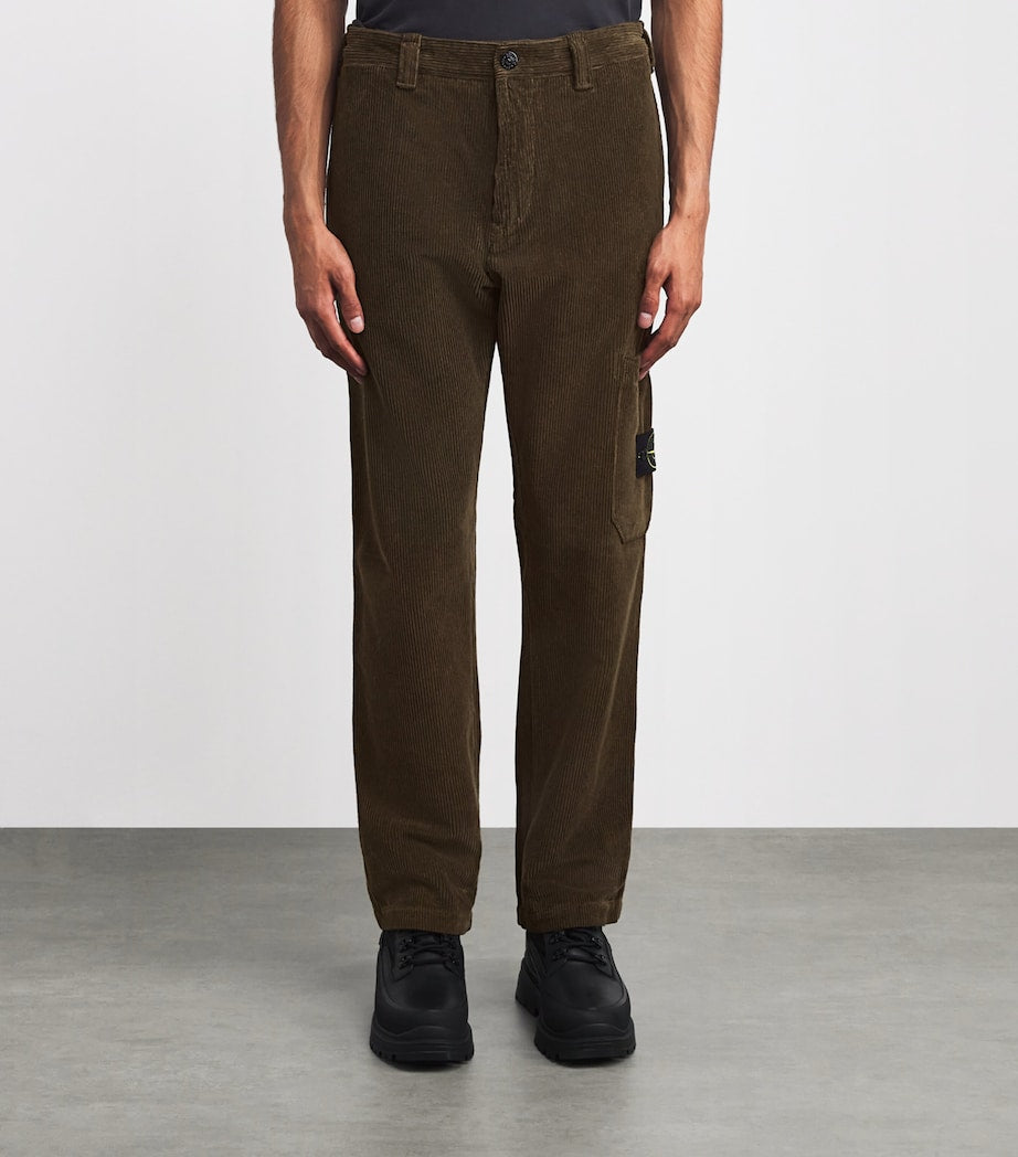 Stone Island Organic Cotton Corduroy Trousers