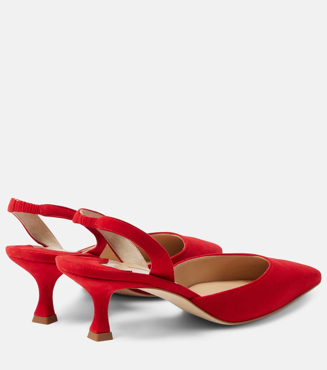 Manolo Blahnik - Carolyne Gala Val suede slingback pumps