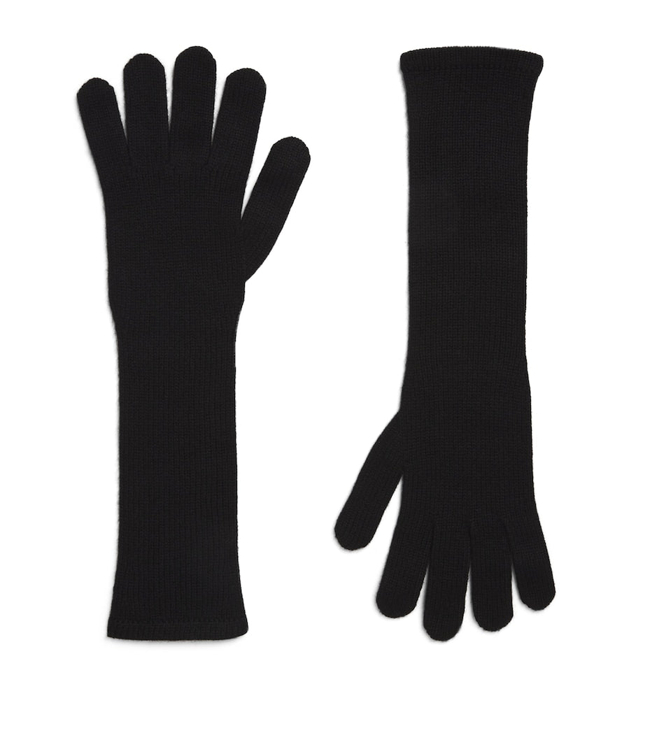 Black Cashmere Gloves