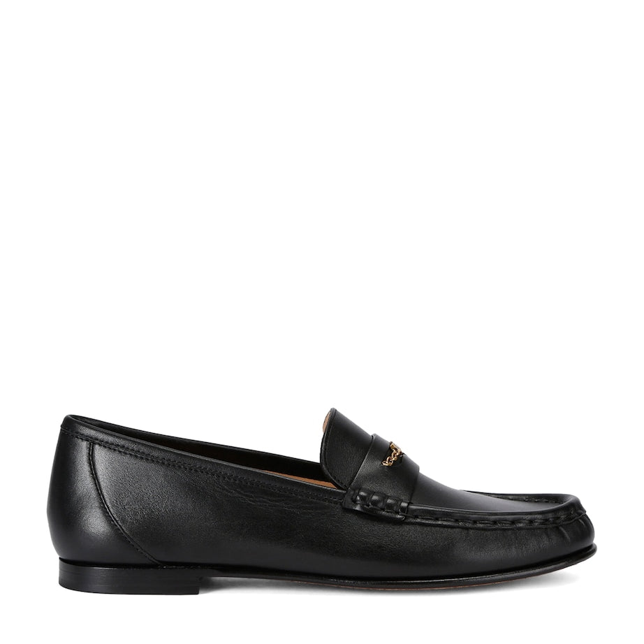 Chloé Black Calfskin Loafers
