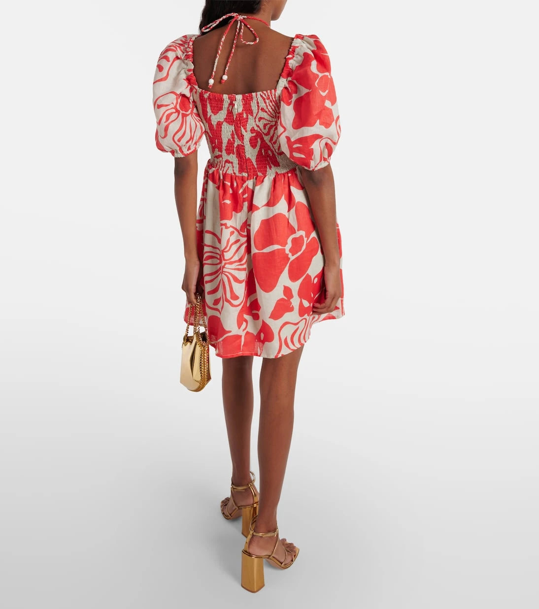 Faithfull - Odelia floral linen minidress