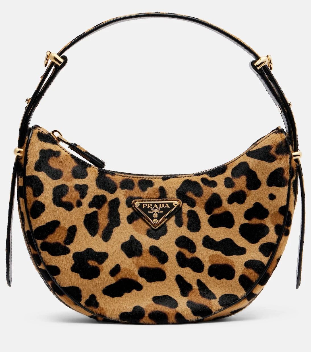 Prada - Prada Arqué calf hair shoulder bag