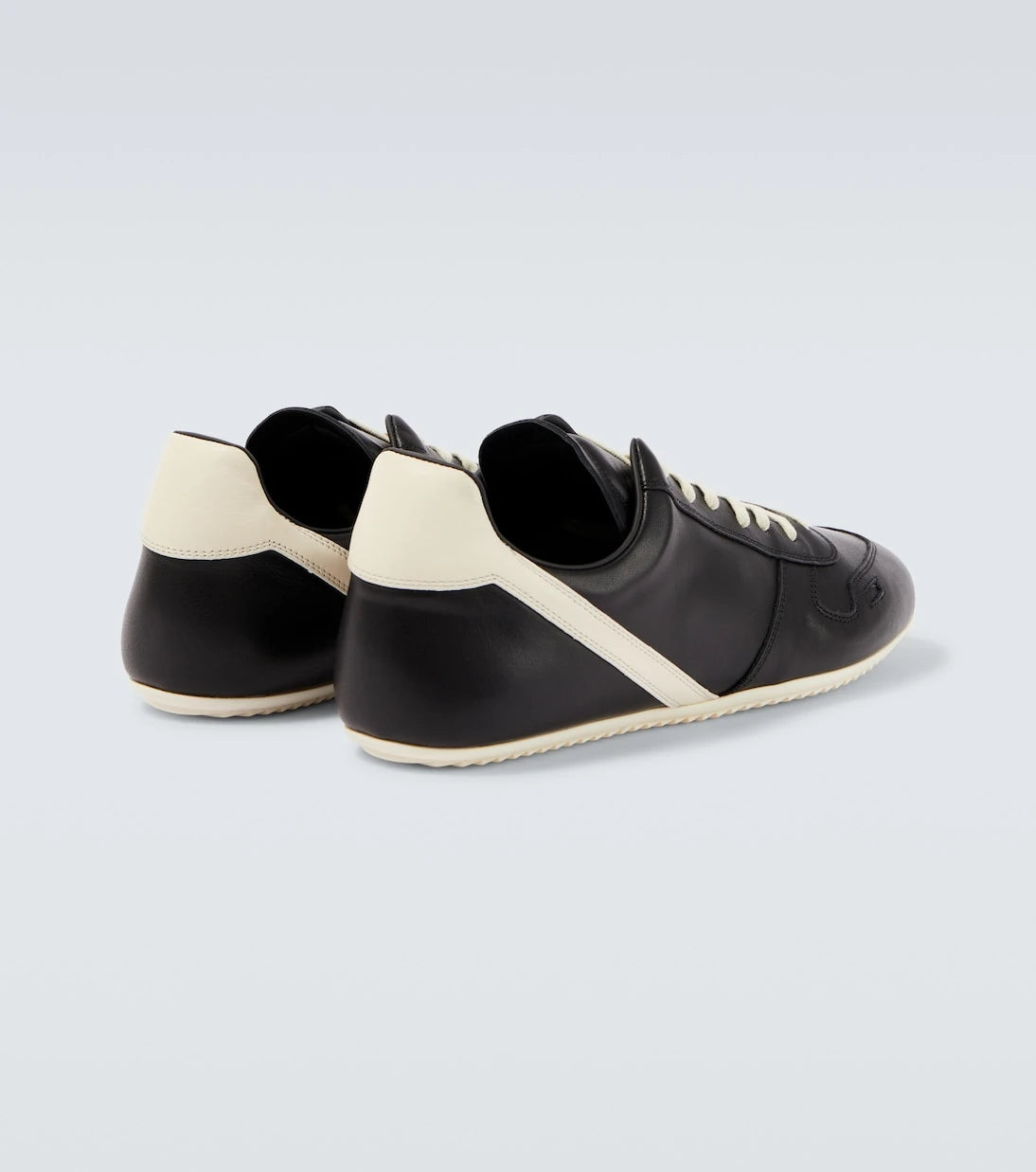 Rick Owens - Minimal leather sneakers