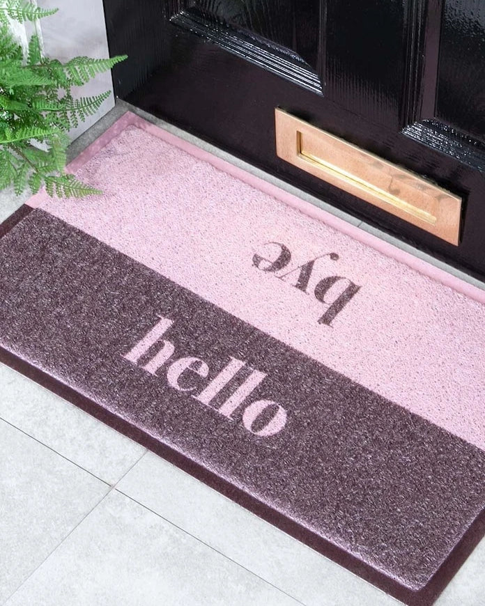 Artsy Doormats Hello Bye Paspas