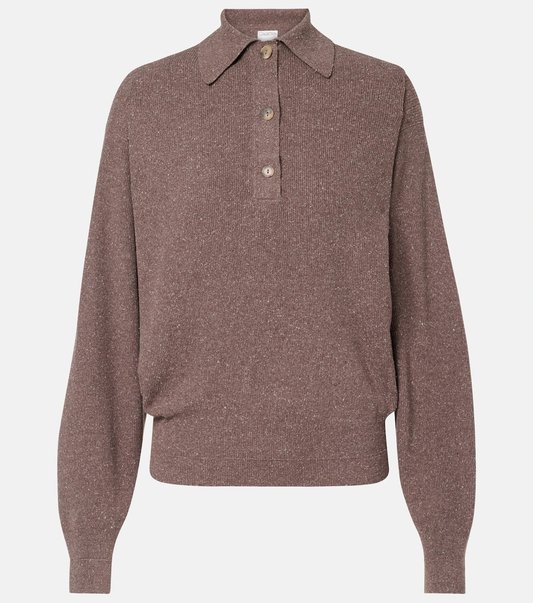 Calvin Klein Collection - Helga silk polo sweater