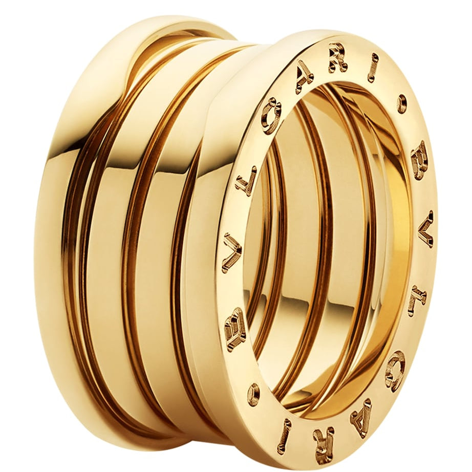 Yellow Gold B.zero1 Four-Band Ring
