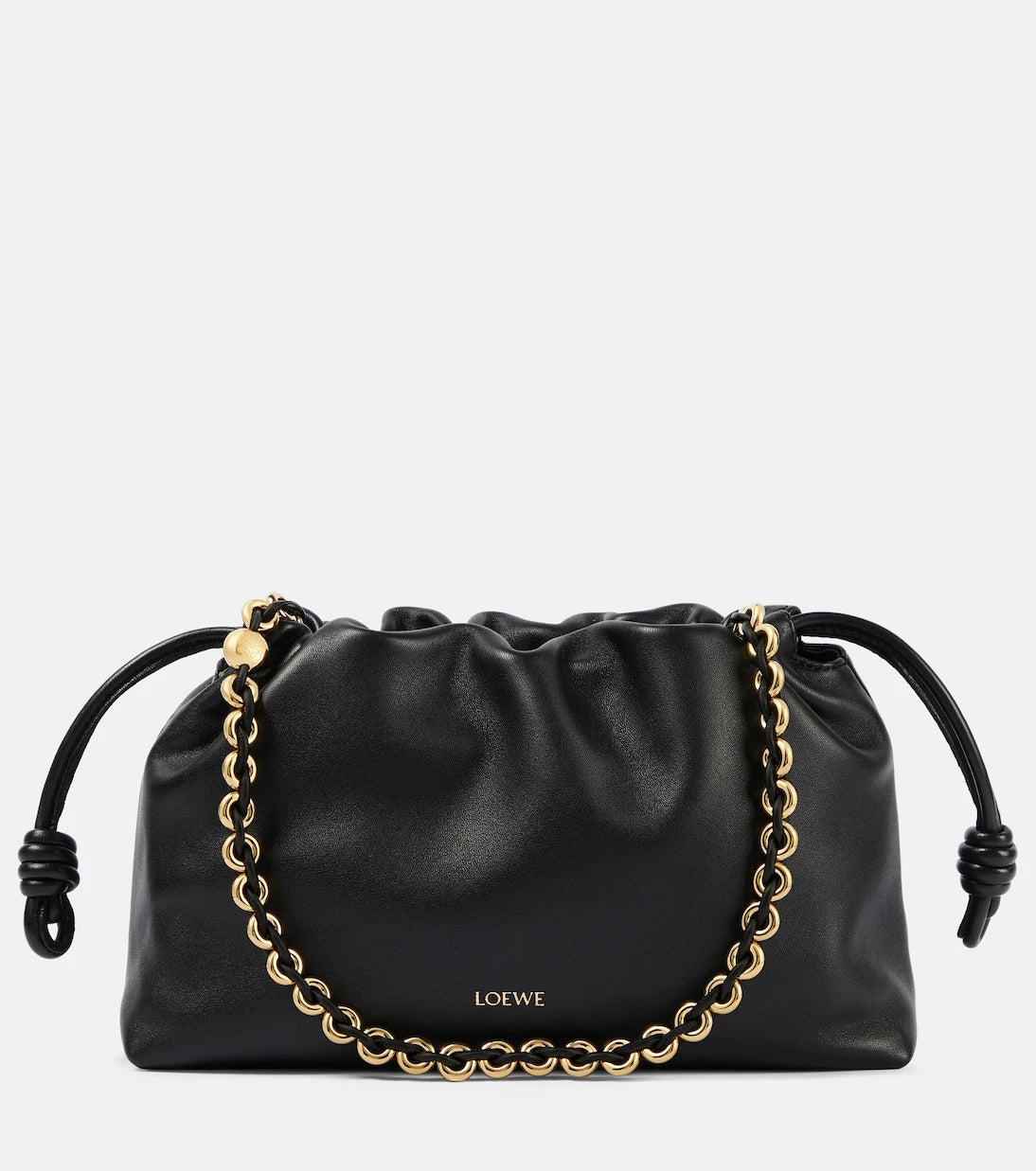 Loewe - حقيبة كلاتش فلامنكو صغيرة من الجلد
