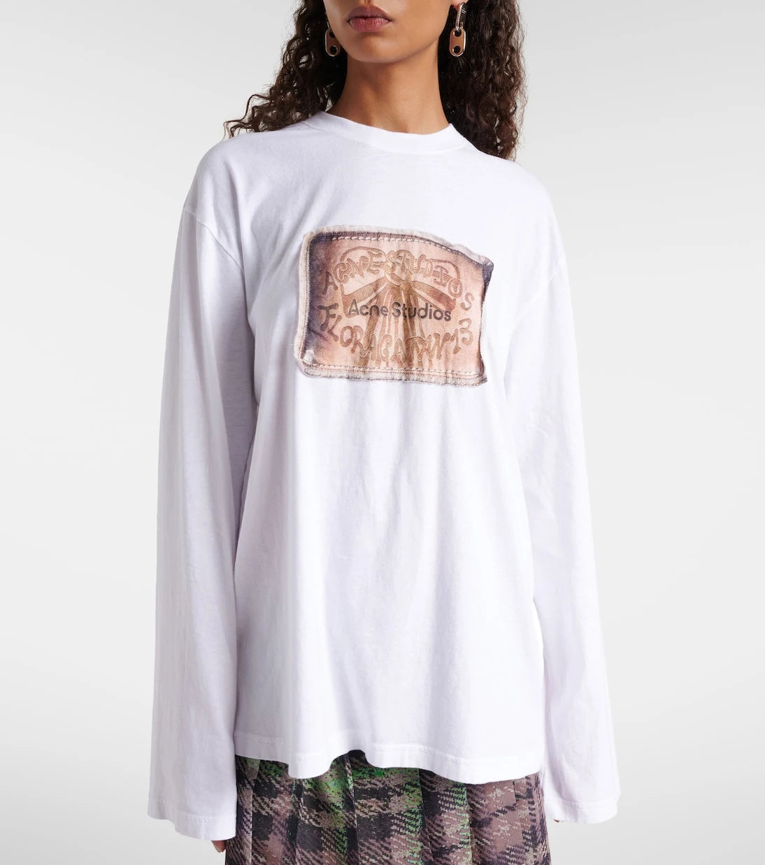Acne Studios - Printed cotton jersey top