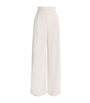 Eleventy White Cotton-Blend Corduroy Trousers