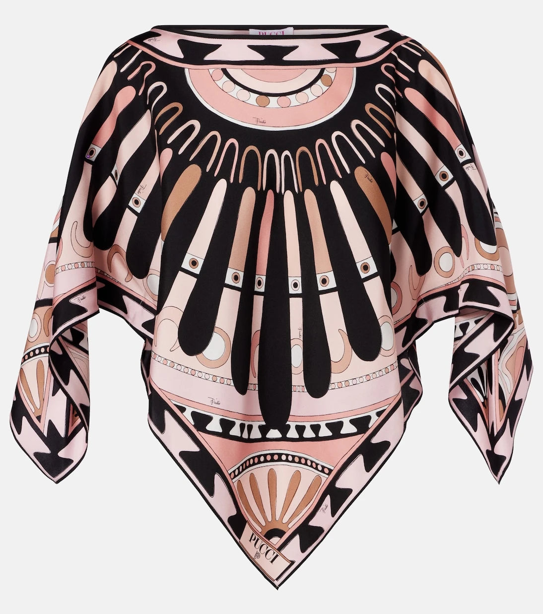 Pucci - Soleil silk twill blouse