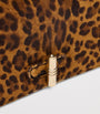 Malone Souliers Brown Leopard Calf Hair May Clutch Bag