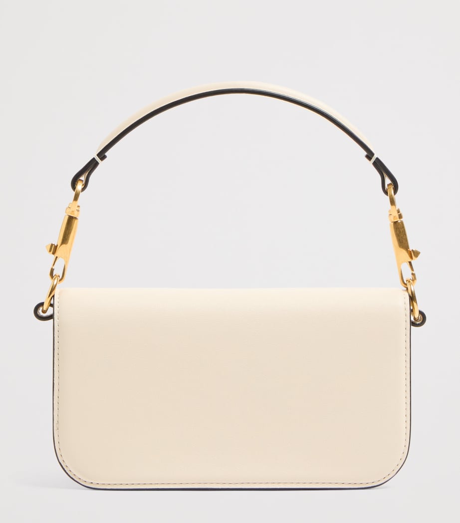 Valentino Garavani Ivory Small Embellished Loco Shoulder Bag